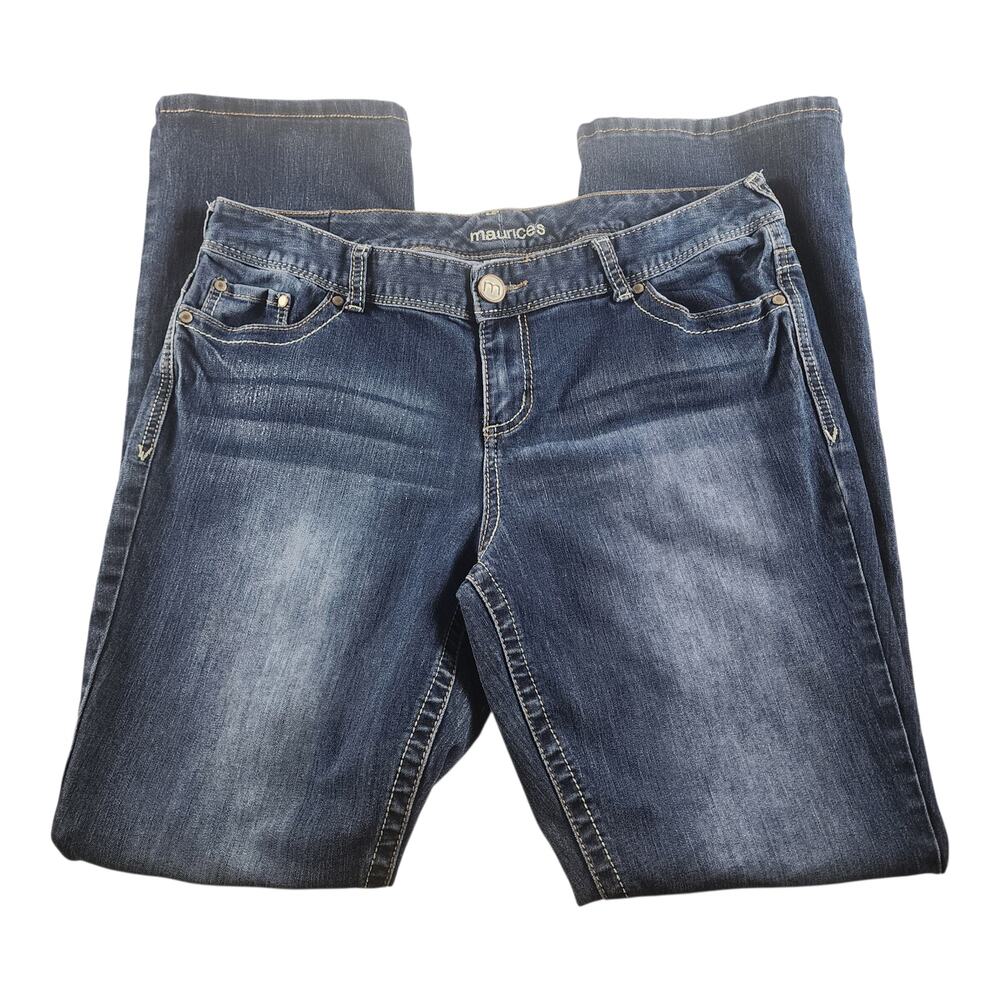 Maurices Denim Jeans Women's 15/16 Long Straight Leg
